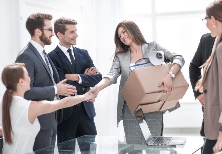 a new hire meeting her co-workers in a company that avoids the misclassification of employees as independent contractors